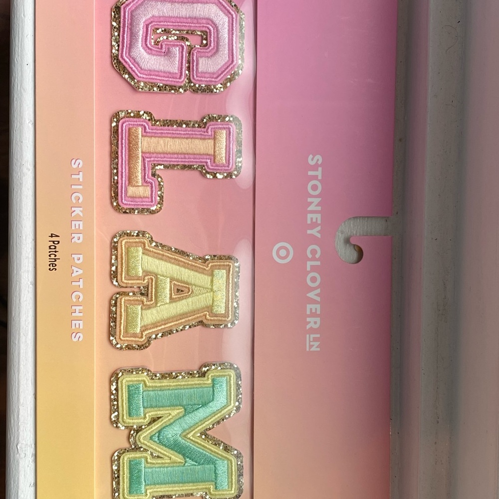 NWT: Stoney Clover Lane ‘GLAM’ patch